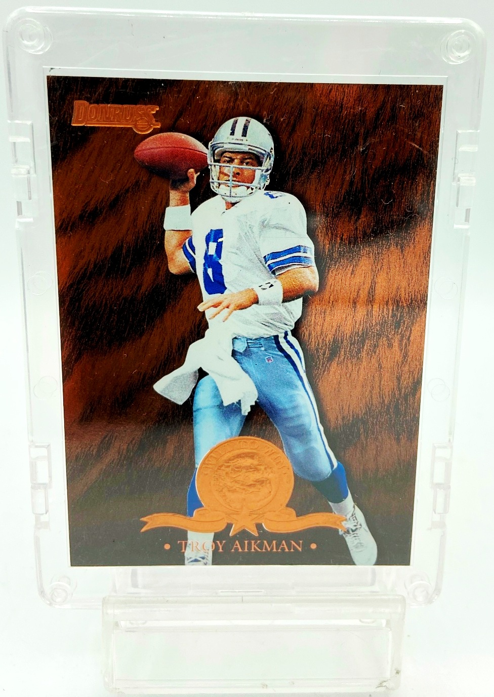 1996 Donruss Win To Win Troy Aikman #7 (1)