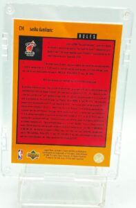1996 UD Crash Game Sasha Danilovic #C14 (2)