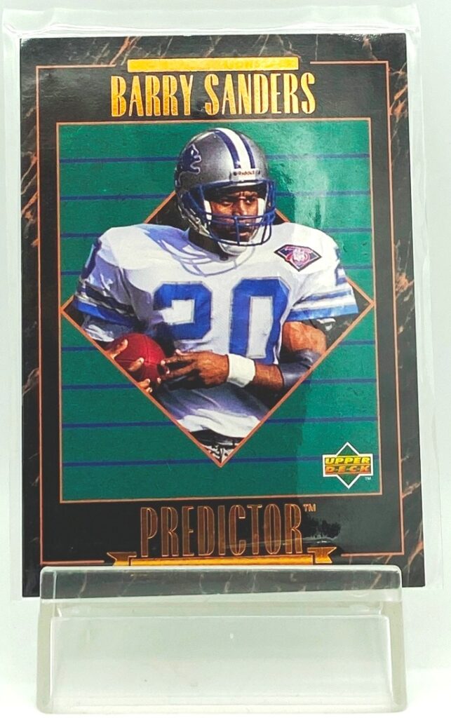 1996 UD League MVP Barry Sanders Bronze (1)