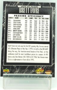 1996 UD Longshot 2nd-Pass Brett Favre (2)
