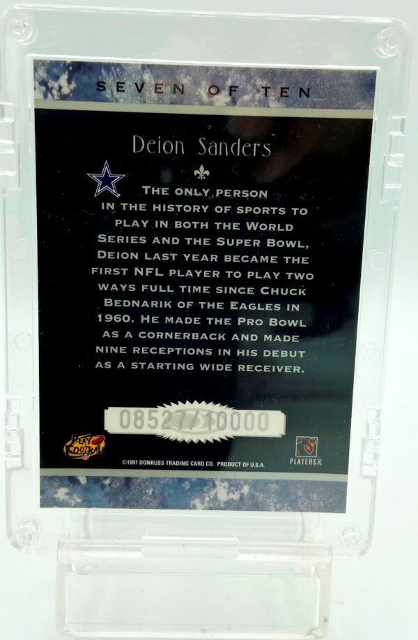 1997 Donruss Legends Deion Sanders #7 (2)