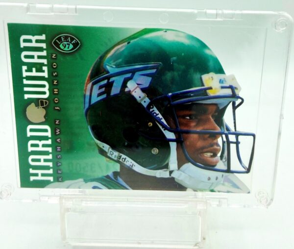 1997 Leaf Hard Wear Keyshawn Johnson #19 (1) 1997 Leaf Hard Wear Keyshawn Johnson #19 (1)