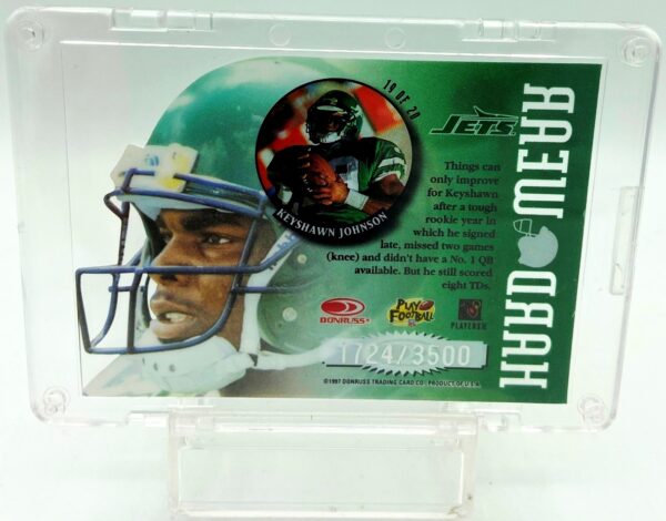 1997 Leaf Hard Wear Keyshawn Johnson #19 (2) 1997 Leaf Hard Wear Keyshawn Johnson #19 (2)