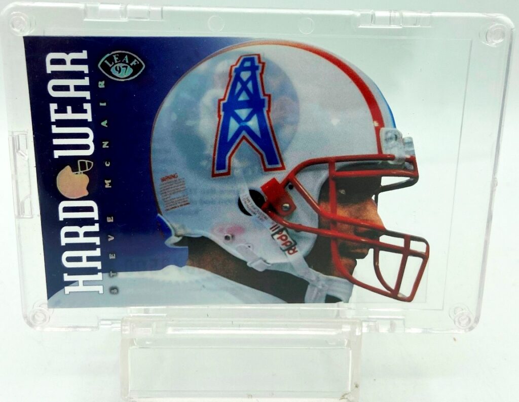 1997 Leaf Hard Wear Steve McNair #9 (1)