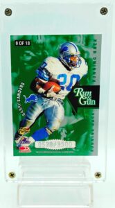1997 Leaf Run & Gun Barry Sanders #9-18 (3)