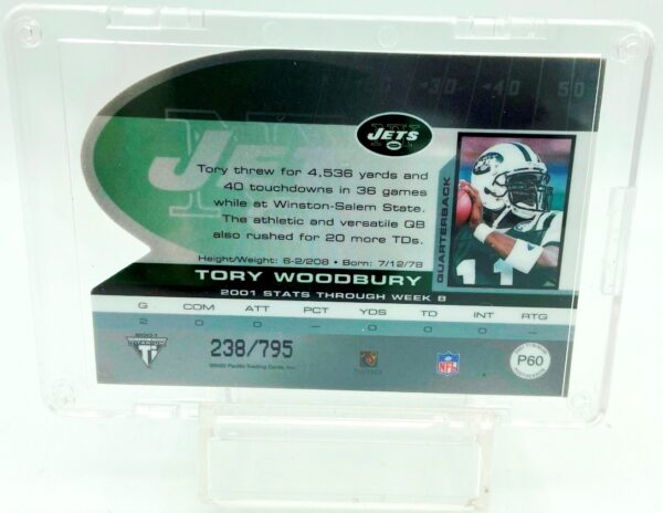 2001 Titanium Tory Woodbury RC #P60 (2)