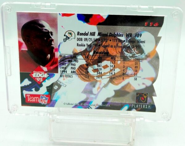 1995 Edge Die Cut Randal Hill #116 1995 Edge Die Cut Randal Hill #116