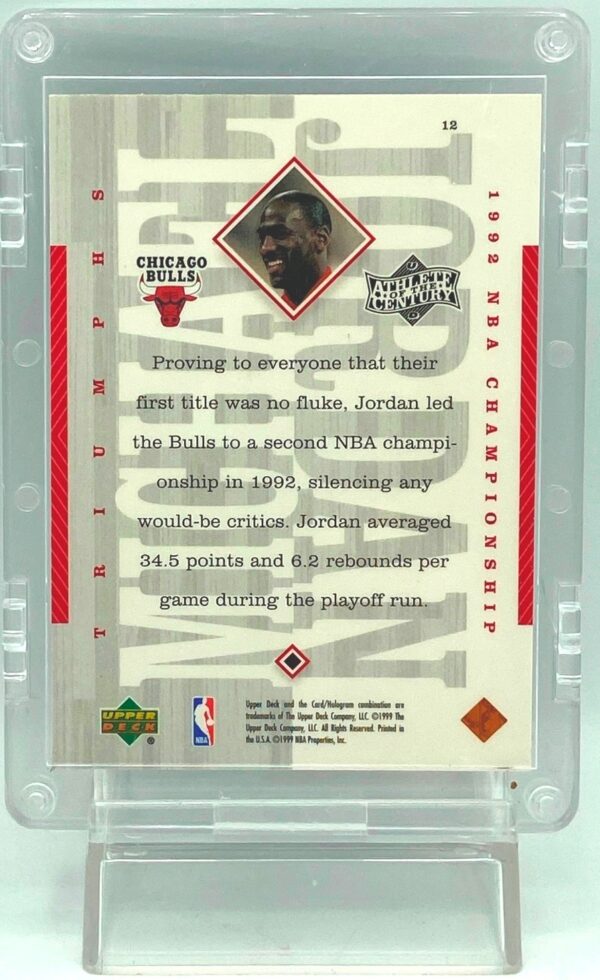 1999 Upper Deck Michael Jordan #12 (2)