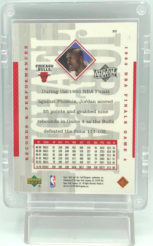 1999 Upper Deck Michael Jordan #20 (2)