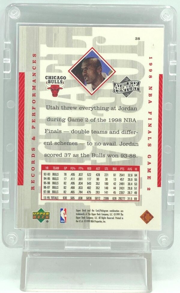 1999 Upper Deck AOTC Michael Jordan #38 (1998 NBA Finals Game 2)