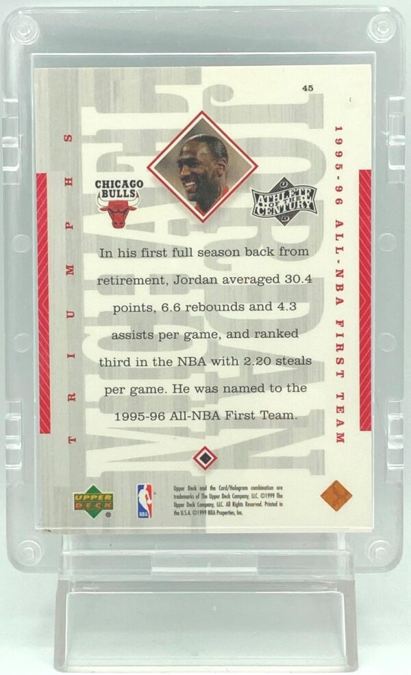 1999 Upper Deck Michael Jordan #45 (2)