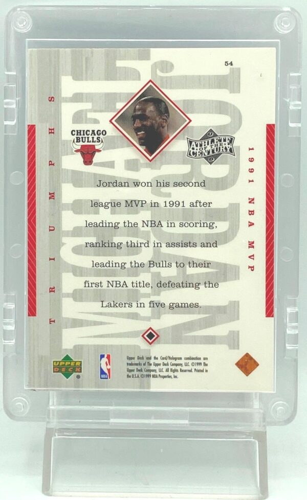 1999 Upper Deck Michael Jordan #54 (2)
