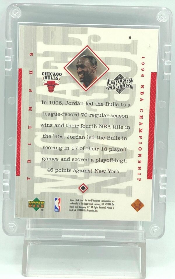 1999 Upper Deck Michael Jordan #6 (2)