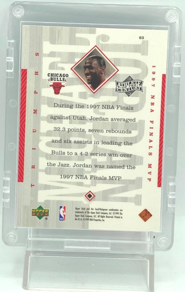 1999 Upper Deck Michael Jordan #63 (2)