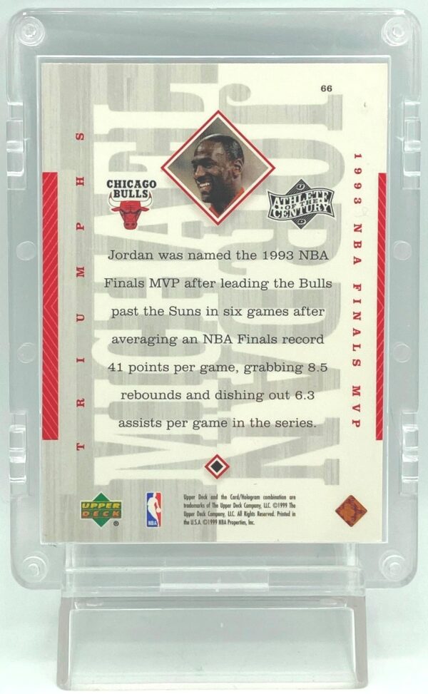 1999 Upper Deck Michael Jordan #66 (2)