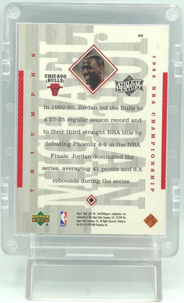 1999 Upper Deck Michael Jordan #69 (2)