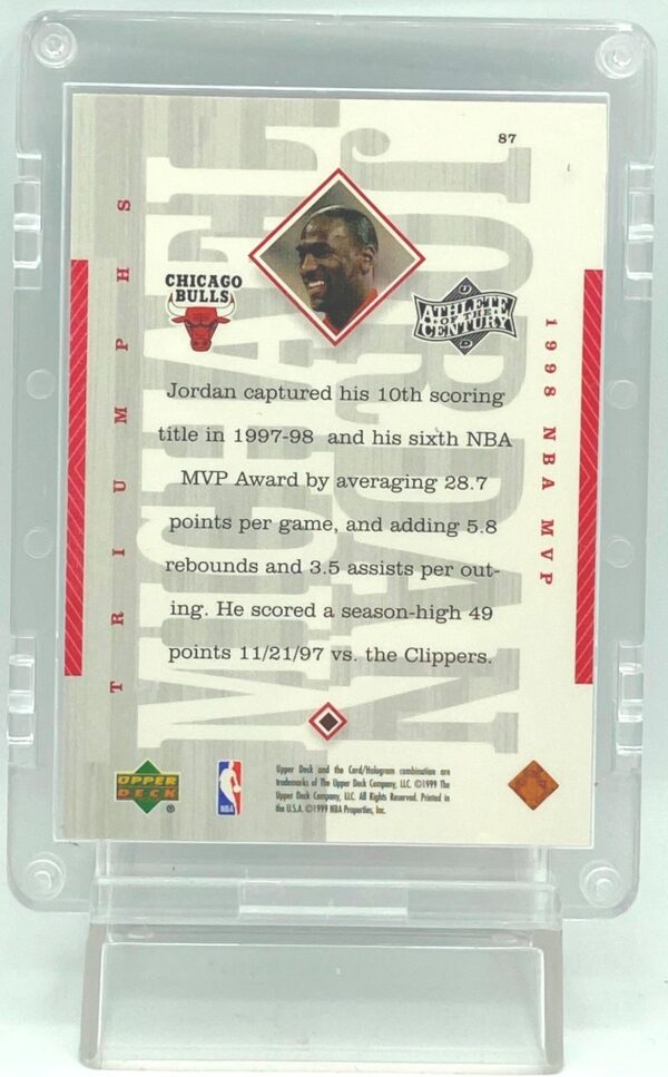 1999 Upper Deck Michael Jordan #87 (2) 1999 Upper Deck Michael Jordan #87 (2)