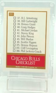 1990 Skybox Checklist Michael Jordan #331 (2)
