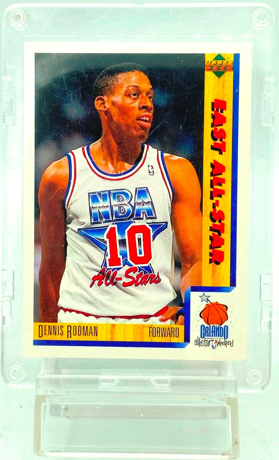 1992 UD East All-Star Dennis Rodman Italian#9 (1)
