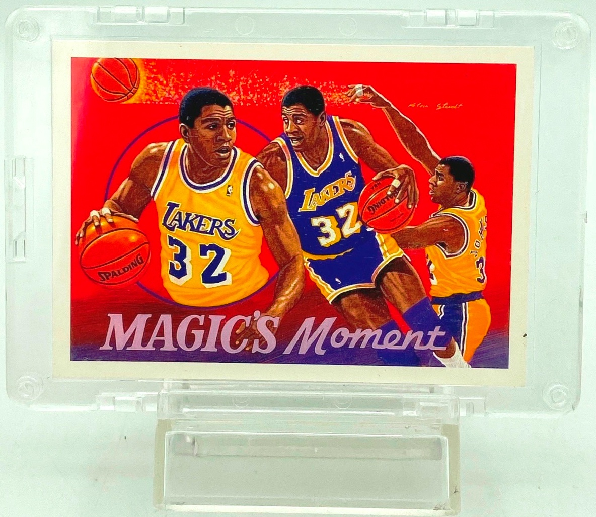 1992 UD Moment Magic Johnson Italian #106 (1)