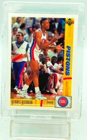 1992 UD Pistons Dennis Rodman Italian #50 (1)