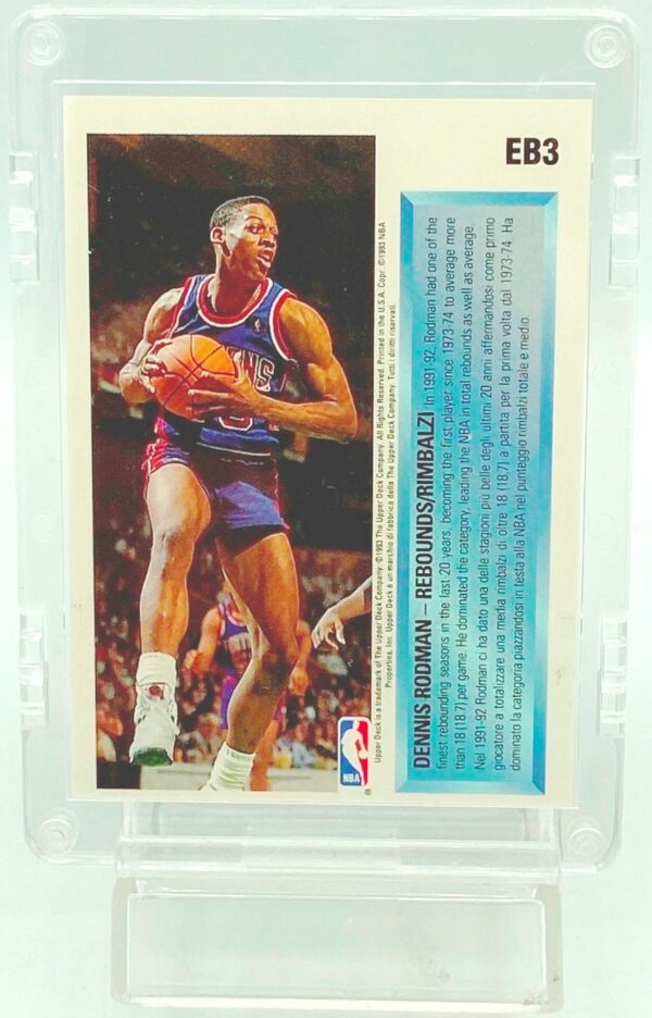 1992 UD Rebounds Holograph Dennis Rodman #EB3 (2)