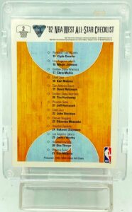 1992 UD West Magic Johnson Checklist #2 (2)