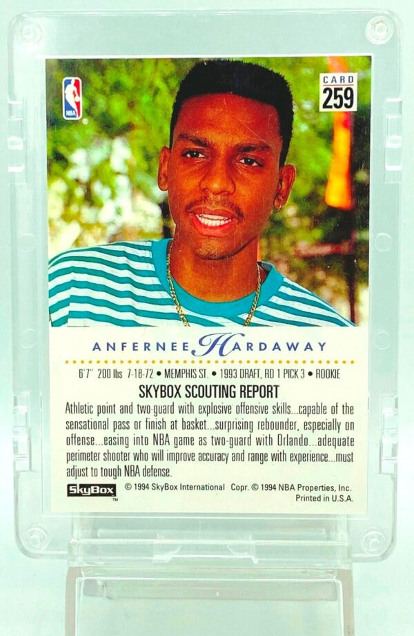 1993 Skybox Premium Anfernee Hardaway RC #259 (2)