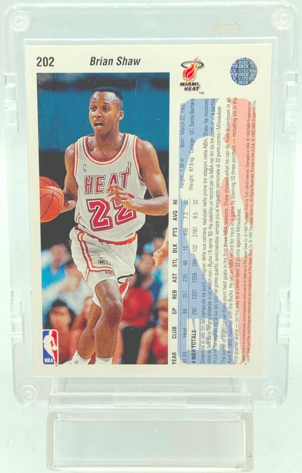 1993 UD Brian Shaw - Michael Jordan #202 (2) 1993 UD Brian Shaw - Michael Jordan #202 (2)