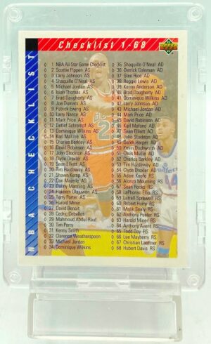 1993 UD Checklist Michael Jordan #254 (1)