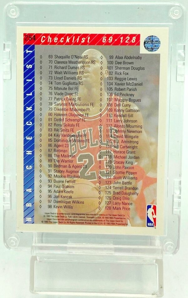 1993 UD Checklist Michael Jordan #254 (2) 1993 UD Checklist Michael Jordan #254 (2)