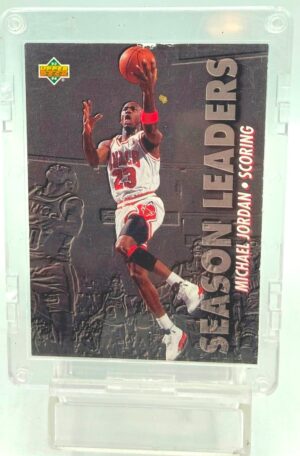 1993 UD Season Leaders Michael Jordan #166 (1)
