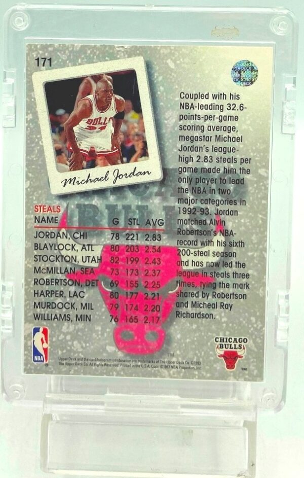 1993 UD Season Leaders Michael Jordan #171 (2)