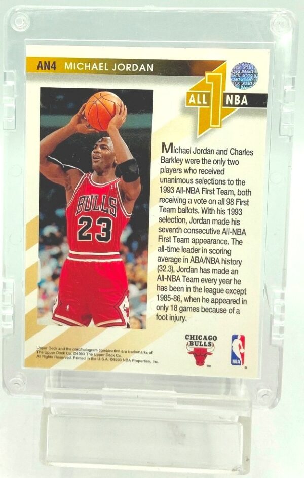1993 Upper Deck All NBA Michael Jordan #AN4 (2) 1993 Upper Deck All NBA Michael Jordan #AN4 (2)