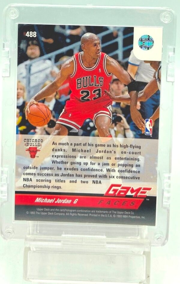 1993 Upper Deck Game Faces Michael Jordan #488(2) 1993 Upper Deck Game Faces Michael Jordan #488(2)