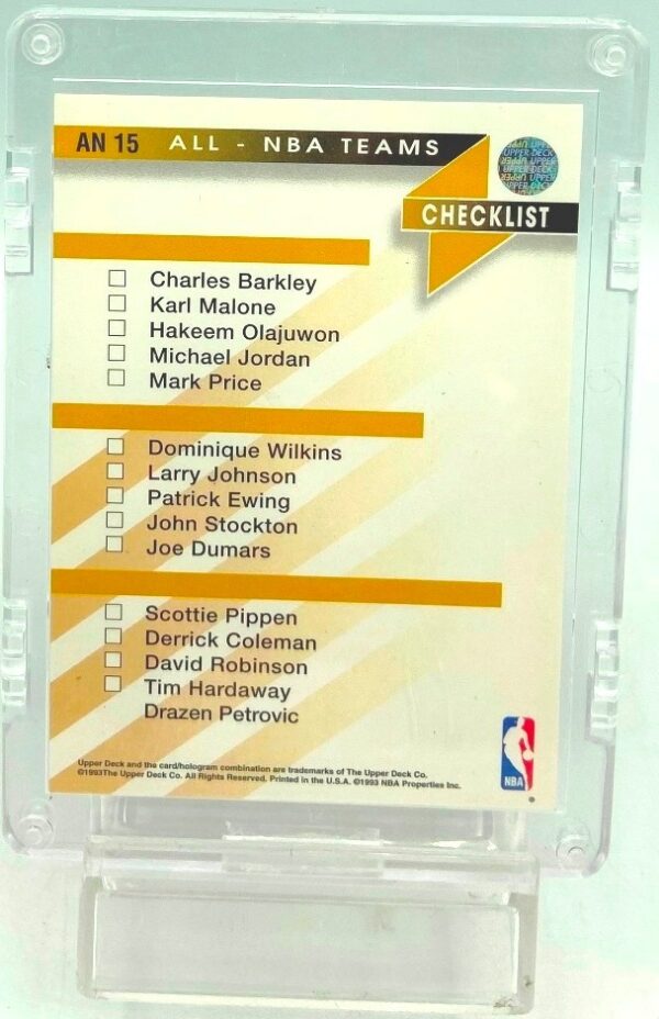 1993 Upper Deck Teams Michael Jordan #AN 15 (2) 1993 Upper Deck Teams Michael Jordan #AN 15 (2)
