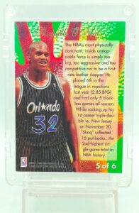 1994 Flair Rejector Shaquille O'Neal RC #5-6 (2)