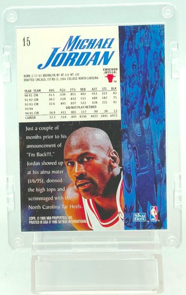 1995 Skybox Michael Jordan #15 (2) 1995 Skybox Michael Jordan #15 (2)