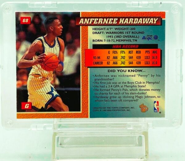 1995 Topps MS Anfernee Hardaway Gold #68 (3)