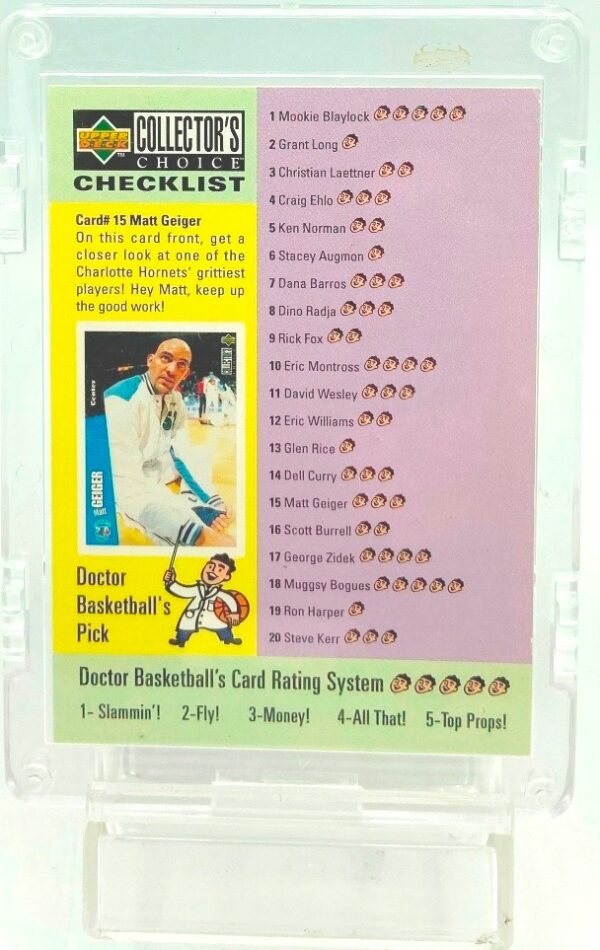 1996 CC Checklist Michael Jordan #196 (2)