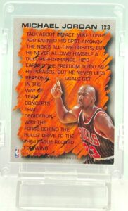 1996 Fleer H-Wood Leader Michael Jordan #123 (2)