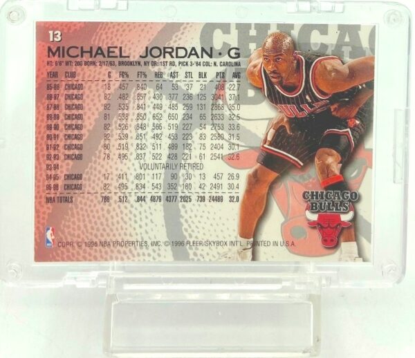 1996 Fleer Michael Jordan #13 (2) 1996 Fleer Michael Jordan #13 (2)