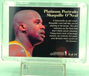 1996 Fleer Platinum Shaquille O'Neal #8-10 (2)