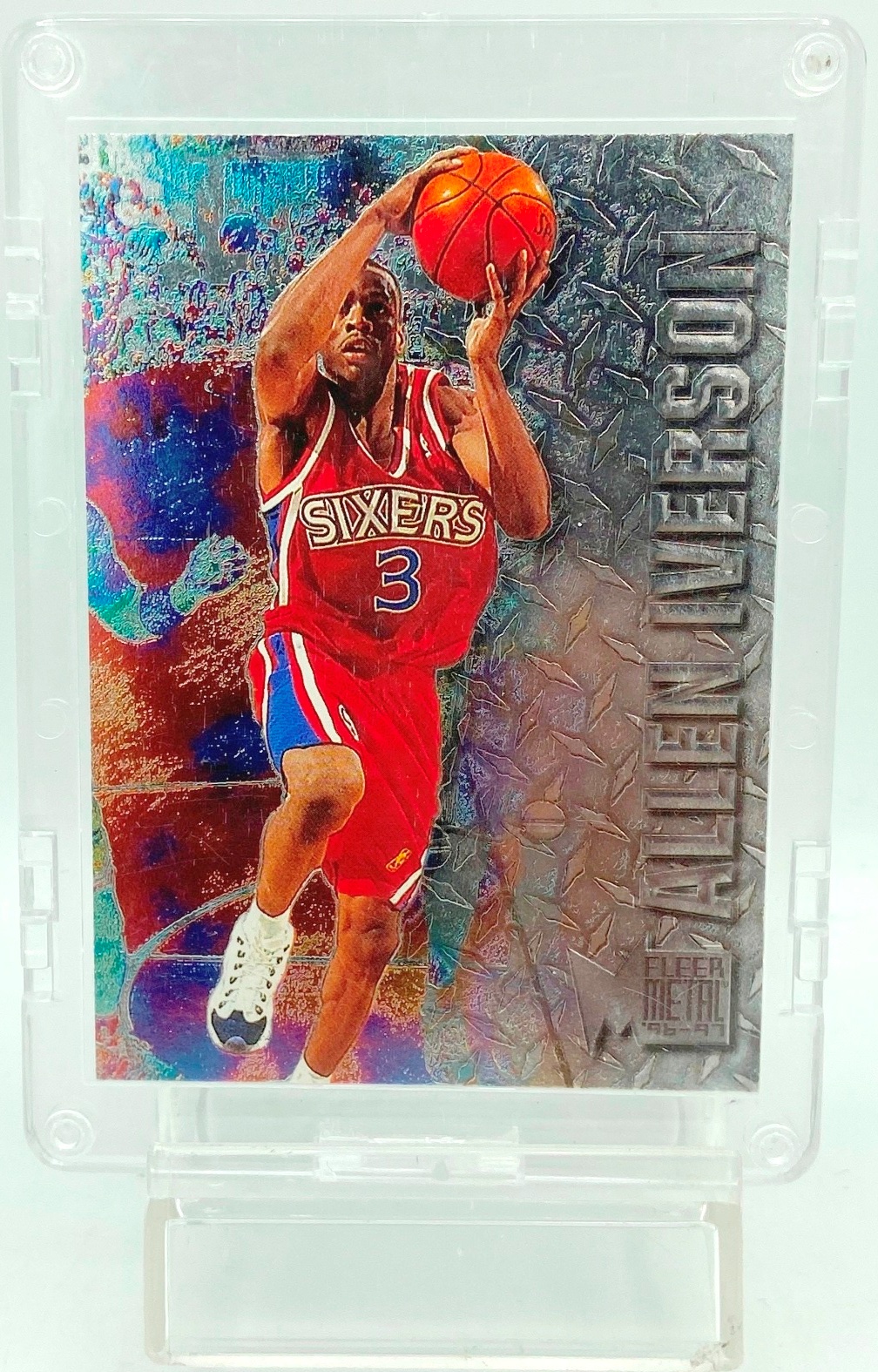 1996 Fleer ROOKIE Allen Iverson RC #201 (1)