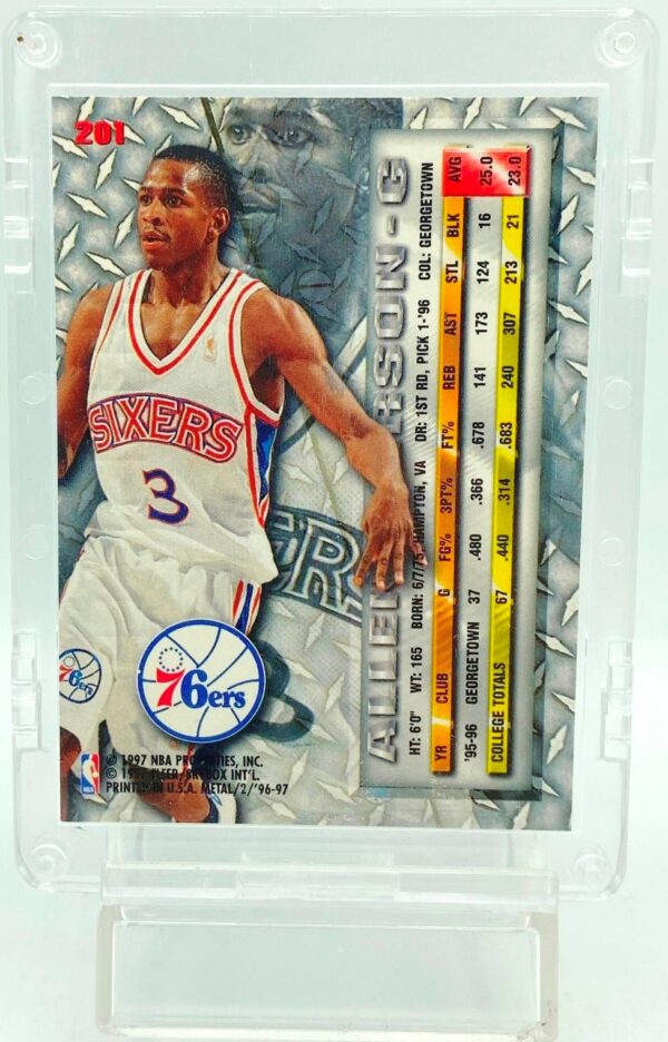 1996 Fleer ROOKIE Allen Iverson RC #201 (2) 1996 Fleer ROOKIE Allen Iverson RC #201 (2)