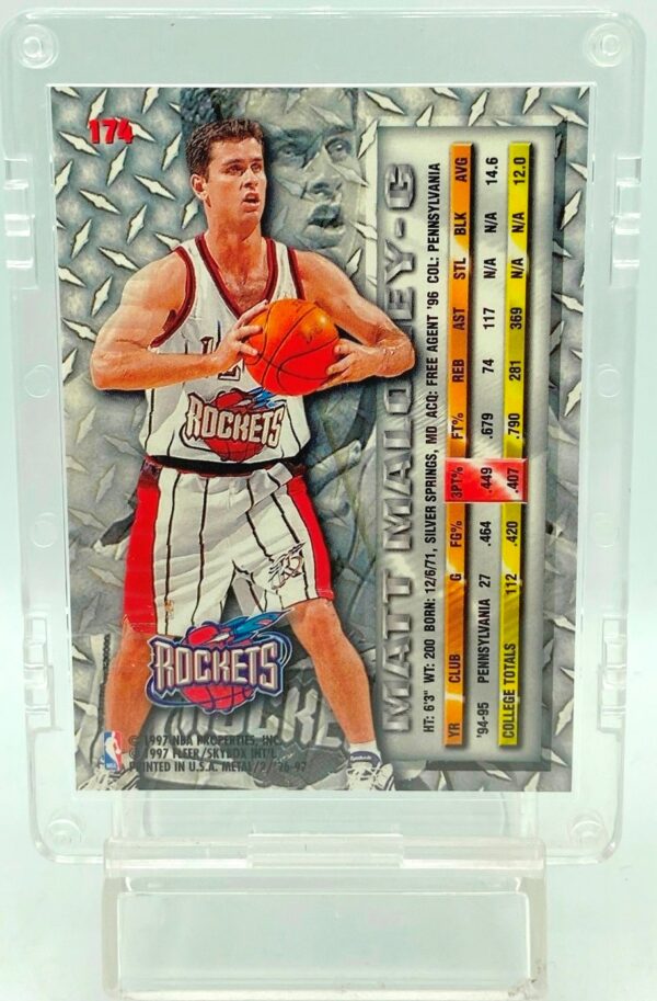 1996 Fleer ROOKIE Matt Maloney RC #174 (2) 1996 Fleer ROOKIE Matt Maloney RC #174 (2)