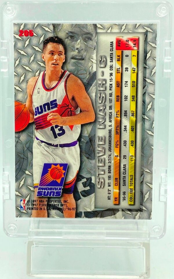 1996 Fleer ROOKIE Steve Nash RC #205 (2)
