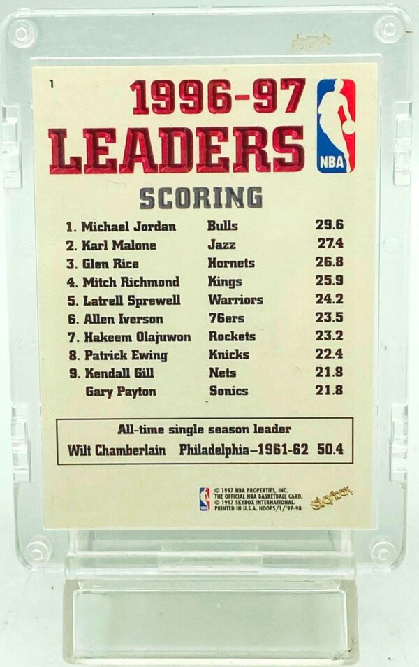 1997 Skybox Hoops Michael Jordan #1 (2)