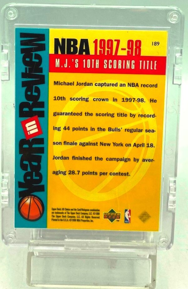 1997 UD Year In Review Michael Jordan #189 (2) 1997 UD Year In Review Michael Jordan #189 (2)