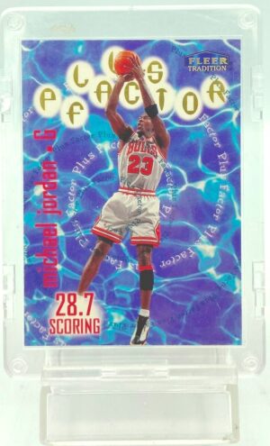 1998 Fleer Plus Factor Michael Jordan #142 (1)